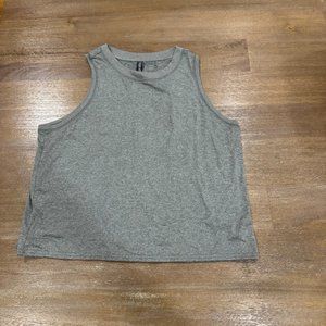 Vuori Grey High Neck Grey Tank